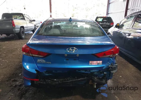 2018 Hyundai Elantra Sel z USA, uszkodzony, nr VIN 5NPD84LF5JH217131